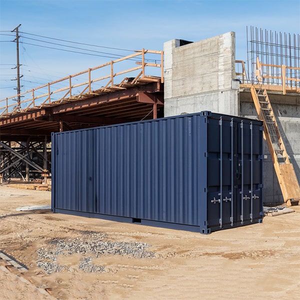 our construction site storage containers are designed to withstand harsh weather conditions and protect your items